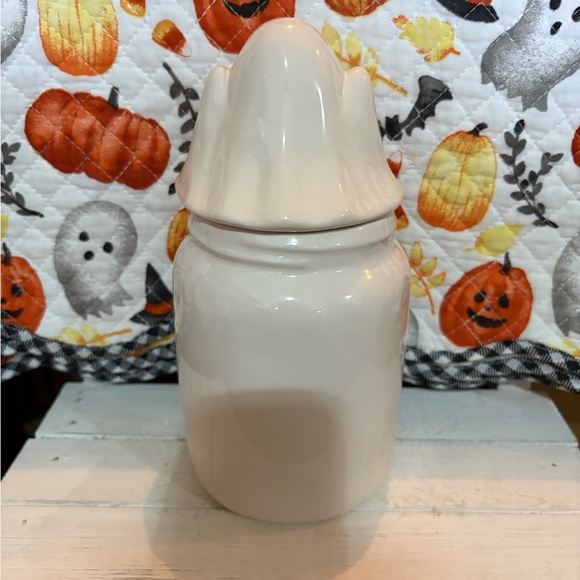 Spooky Ghost Ceramic Baby Canister - Picture 3 of 3